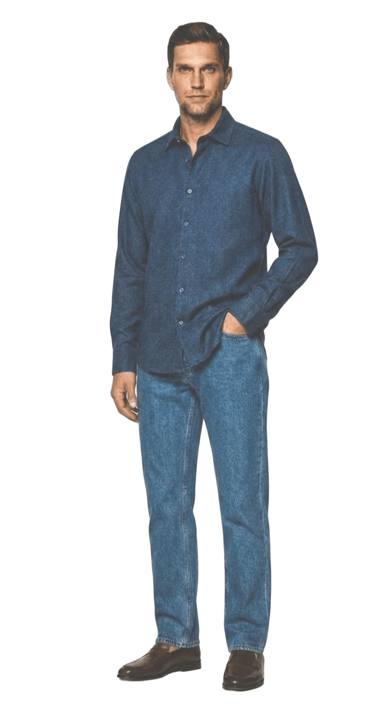 Сорочка  CAIOMARIO 700001-6/BLUE