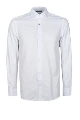 Фото рубашки Полуприлегающий силуэт Рубашка  MARCO SANTONI, цвет белый