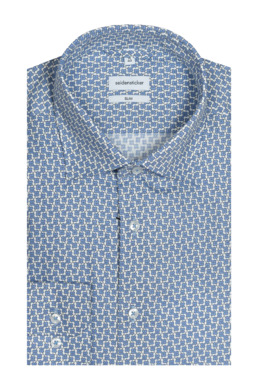 Фото рубашки Полуприлегающий силуэт Рубашка SEIDENSTICKER, цвет голубой