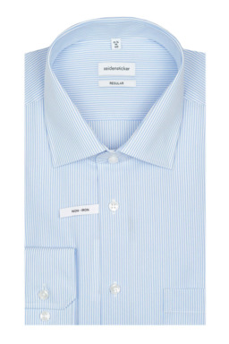 Фото рубашки Прямой силуэт Рубашка SEIDENSTICKER, цвет голубой