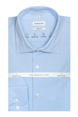 Фото рубашки Прямой силуэт Рубашка SEIDENSTICKER, цвет голубой