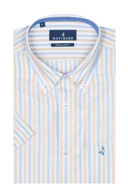 Фото рубашки Прямой силуэт Рубашка NAVIGARE, цвет бежевый