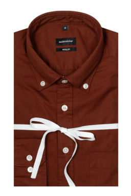 Фото рубашки Прямой силуэт Рубашка SEIDENSTICKER, цвет оранжевый